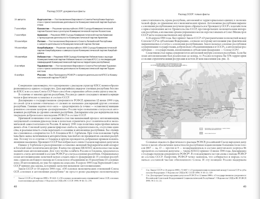 Распад СССР: документы и факты: Сборник архивных документов и исторических материалов